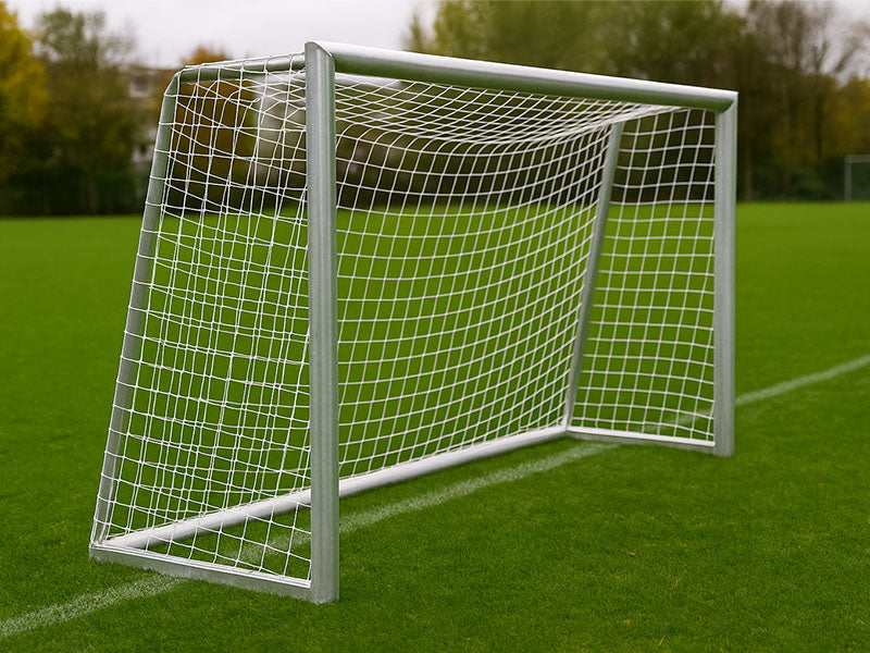 pupillen doel 5x2x1x1m met wit doelnet 3mm draad dikte