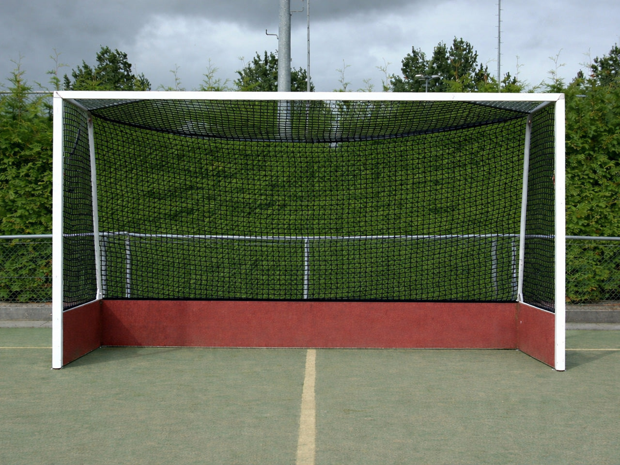hockeydoel 3,66x1,71x0,9x1,2m met zwart doelnet