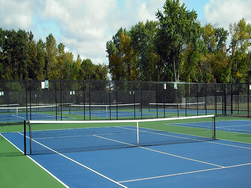 een miditennisnet ook dit koop je bij de Sportnettenshop