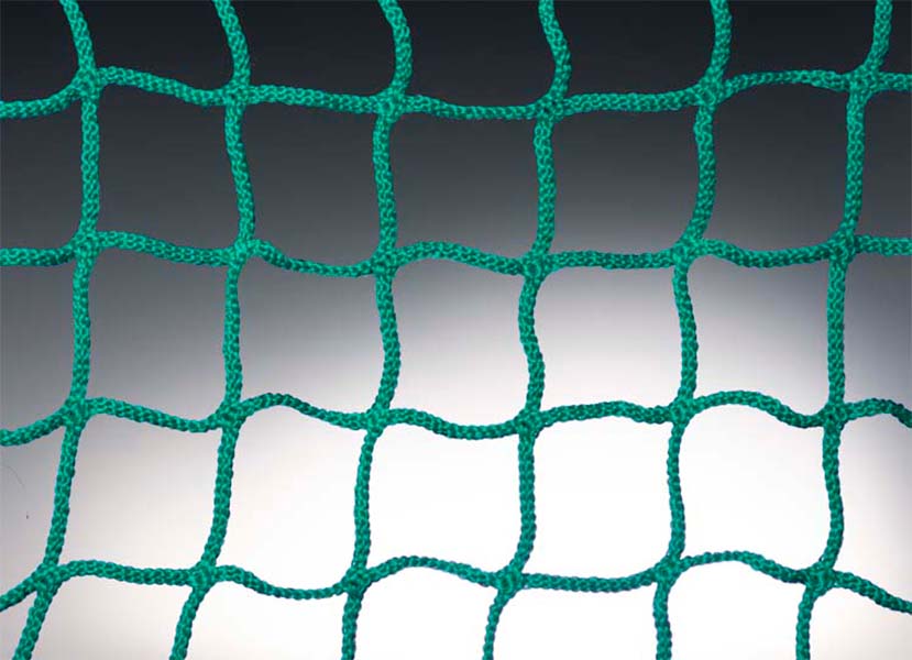close-up van UV gestabaliseerd knoop loos groen net