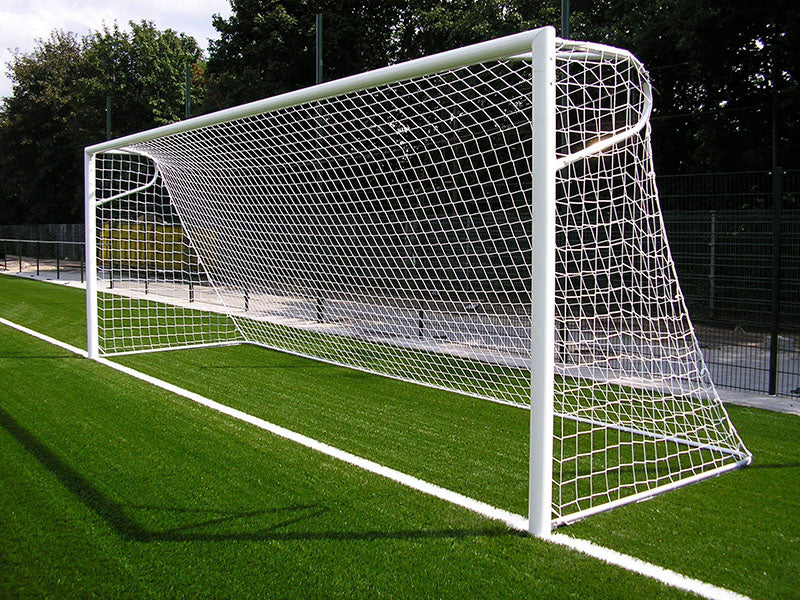 P-doel met wit net 7,5x2,5x0,8x2m 4mm draad dikte 120 mm maaswijdte