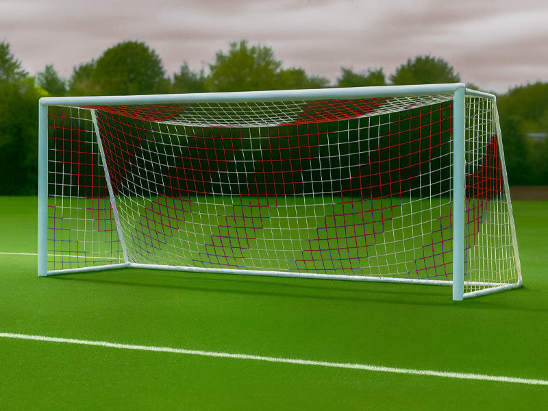 wit en rood pupillen doelnet 5x2x1x1 met 4mm draad dikte en maaswijdte 120mm