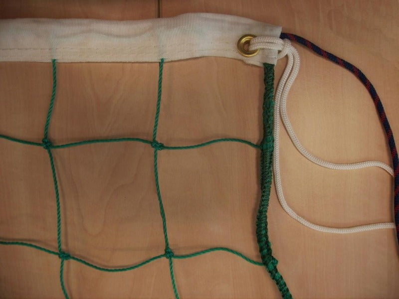 close-up van volleybal trainingsnet