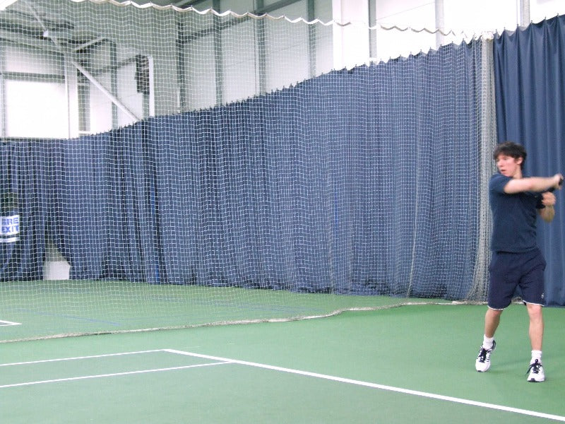 afschernnet tennis voorbeeld