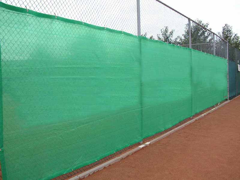 Windschermdoek voor tennisbaan