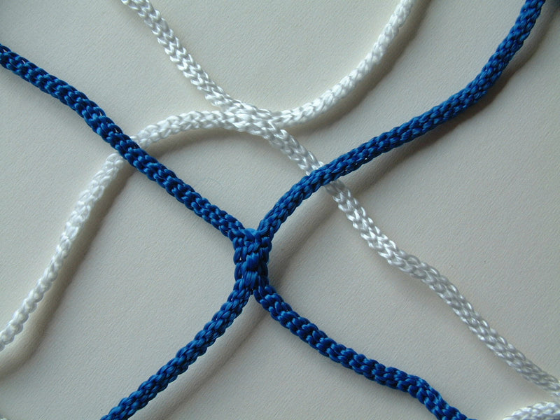Tornetz Junioren - blau/weiss | 5x2x0,8x1,5 m - 4 mm