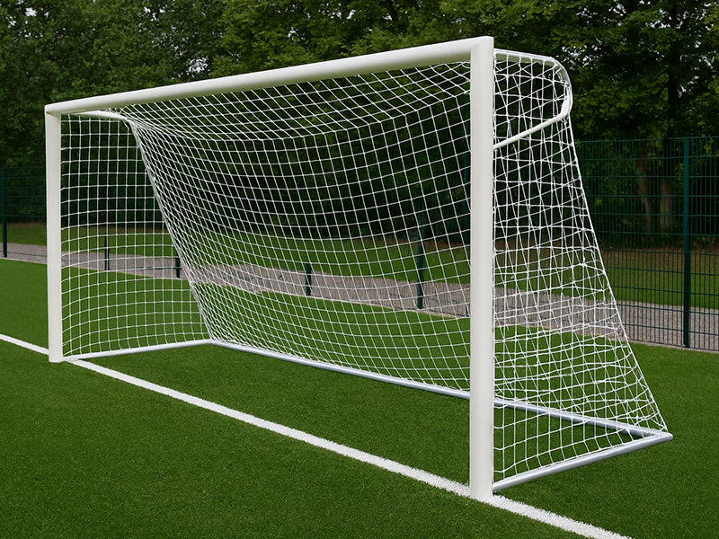 P-doel met wit doelnet 7,5x2,5x0,8x2 m 