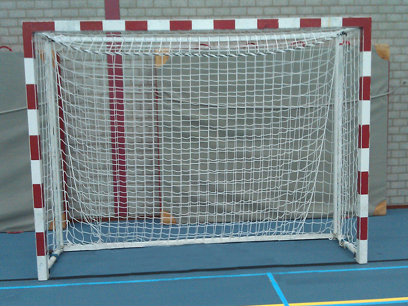 Handbaldoelnet wit